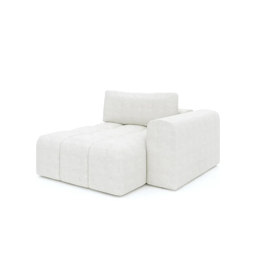 Sienna modular chaise piece designed for extended lounging with plush seating and modern style
