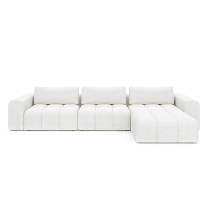 Sienna modular L shape 3 piece sofa 4 seater in modern living room setting