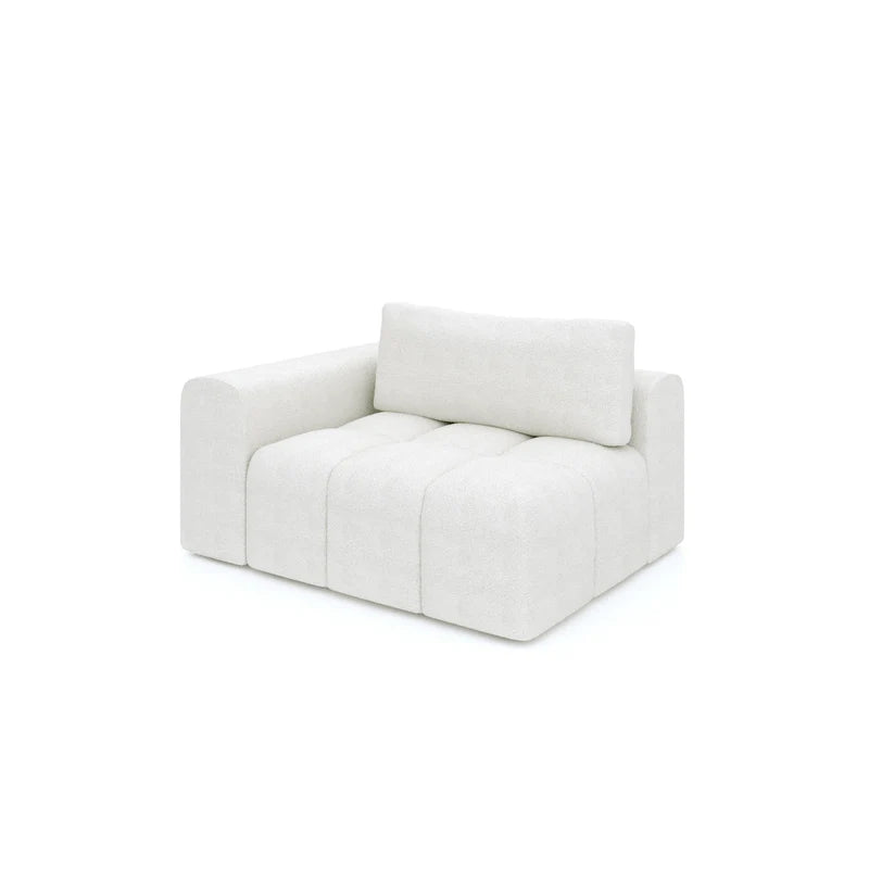 Sienna modular L shape sofa styled in a bright modern living space
