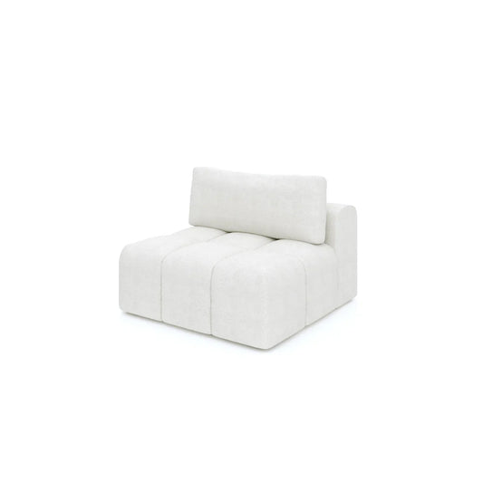 Sienna modular single large seat with deep cushioning and modern minimalist design

