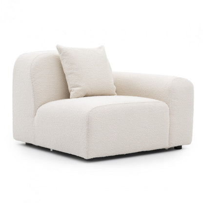 modular single arm sofa piece ideal for building custom configurations in modern living spaces
