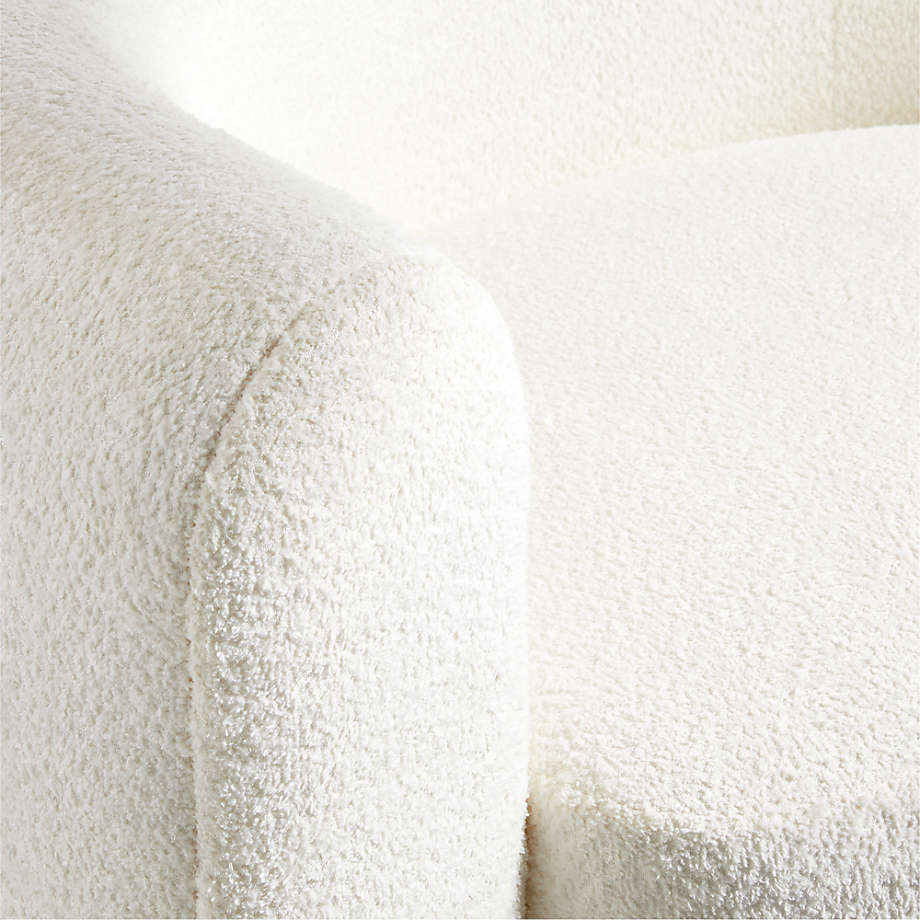 Minimalist Snug love seat with soft cushions and clean lines