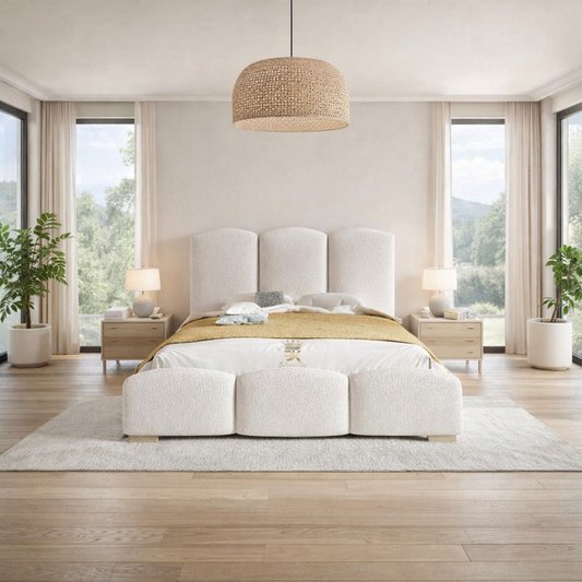 Contemporary design with plush, architectural form