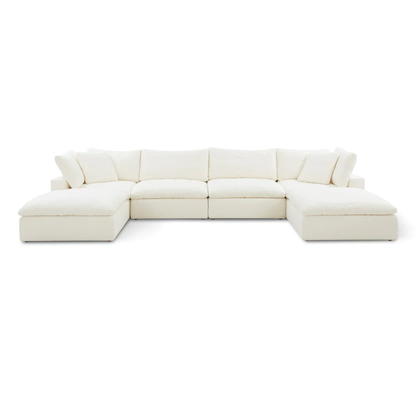 Cloud XL U Shape Sofa Footstool x2
