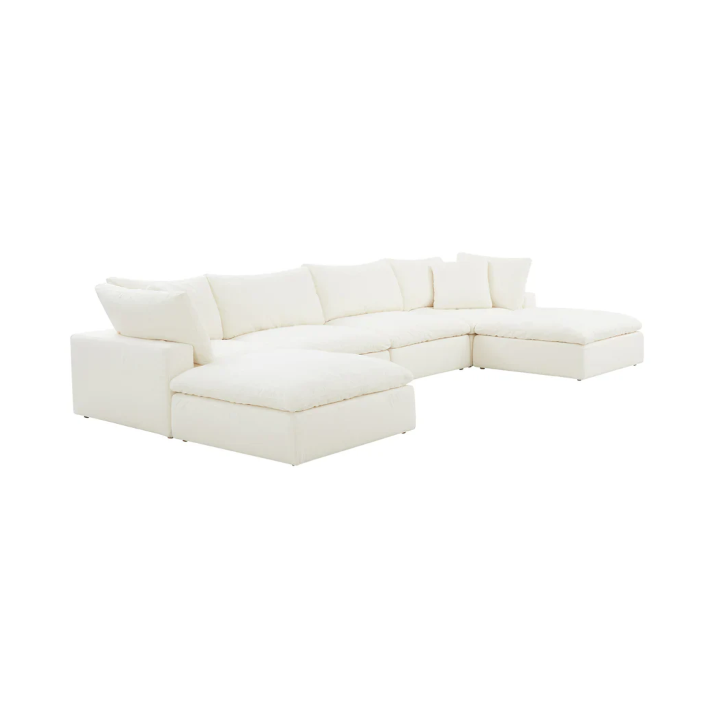 Cloud XL U Shape Sofa Footstool x2