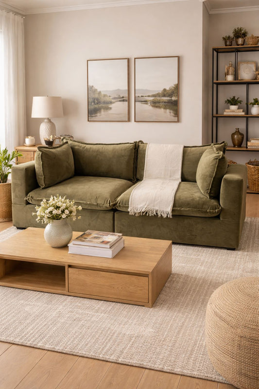 Ex Demo Poka 2 Seat Modular Sofa (Quick Delivery 10-14 days)
