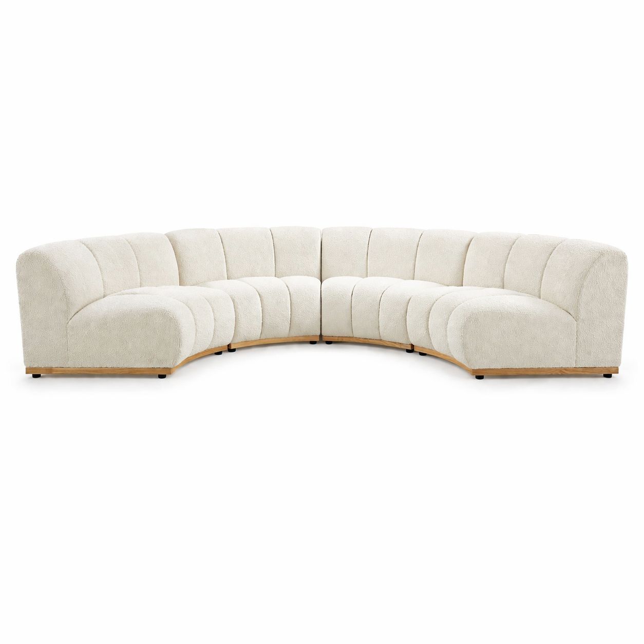 Amalfi 4 Seater Curved Sofa
