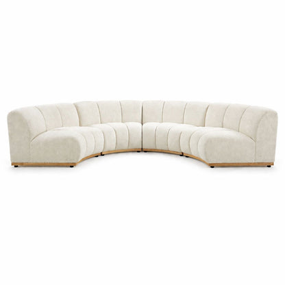 Amalfi 4 Seater Curved Sofa