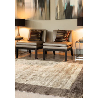 Novara Chocolate & Mocha Hand Woven Rug