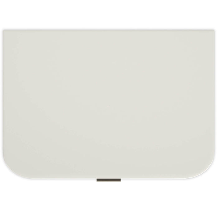 Cara Bedside Table in Matte Pearl