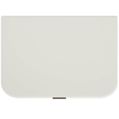 Cara Bedside Table in Matte Pearl