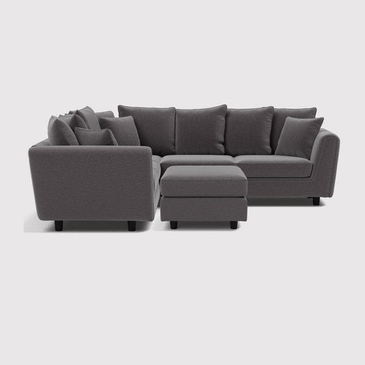 Tulum Double Corner Sofa & Footstool Set
