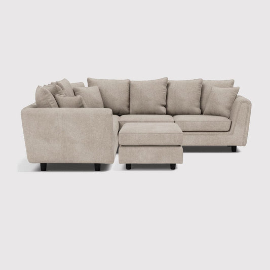 Tulum Double Corner Sofa & Footstool Set